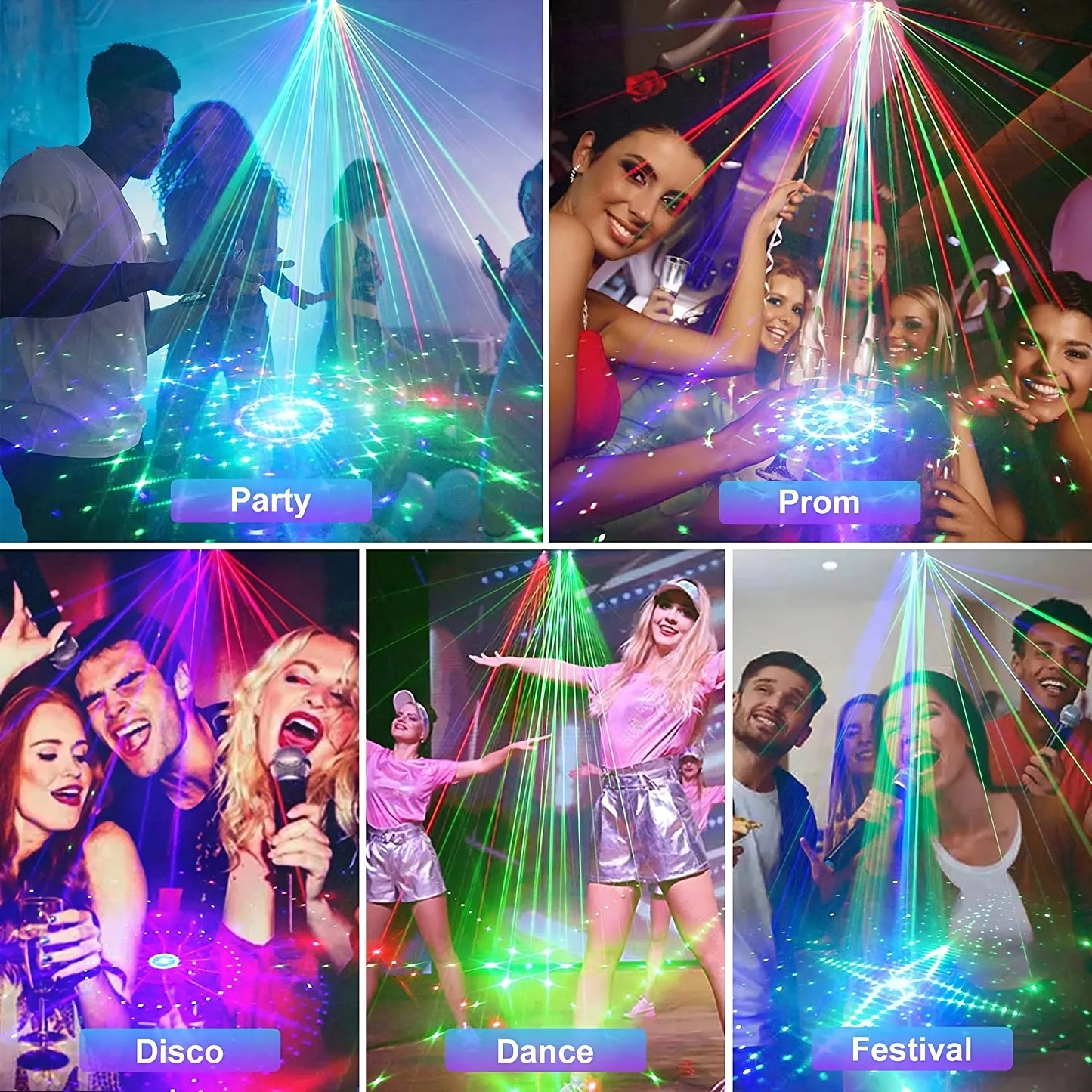 Portable RGB + UV NightClub™ - 21 Eyes
