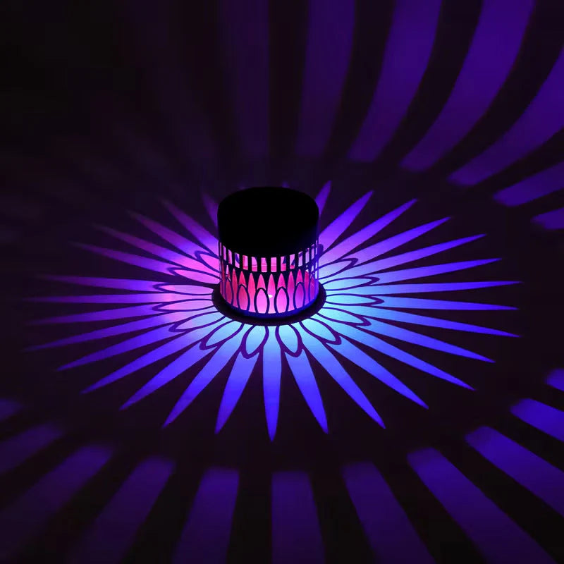 Litlamp® Solar Mandala Wall Light with 7-Color Glow