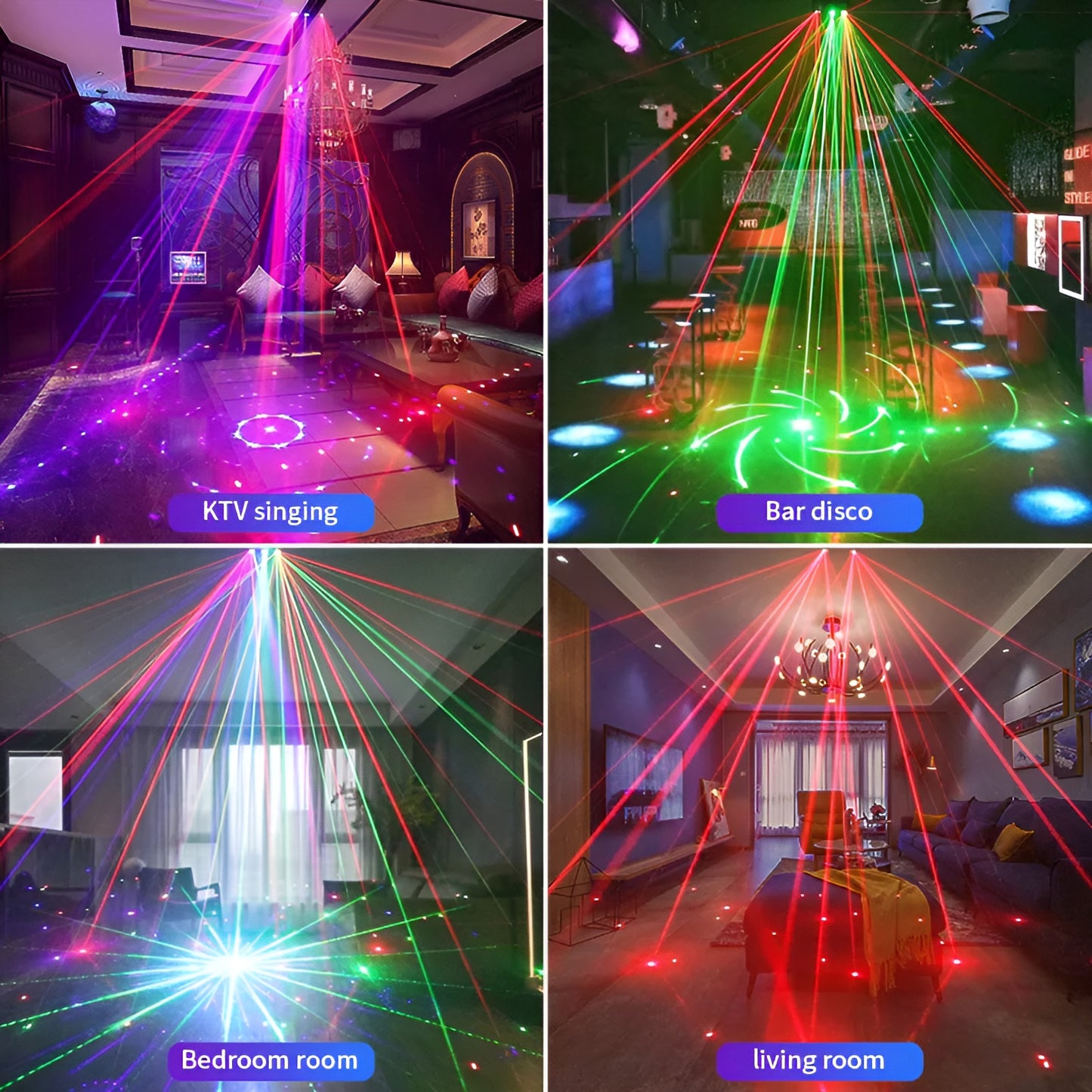 Portable RGB + UV NightClub™ - 21 Eyes