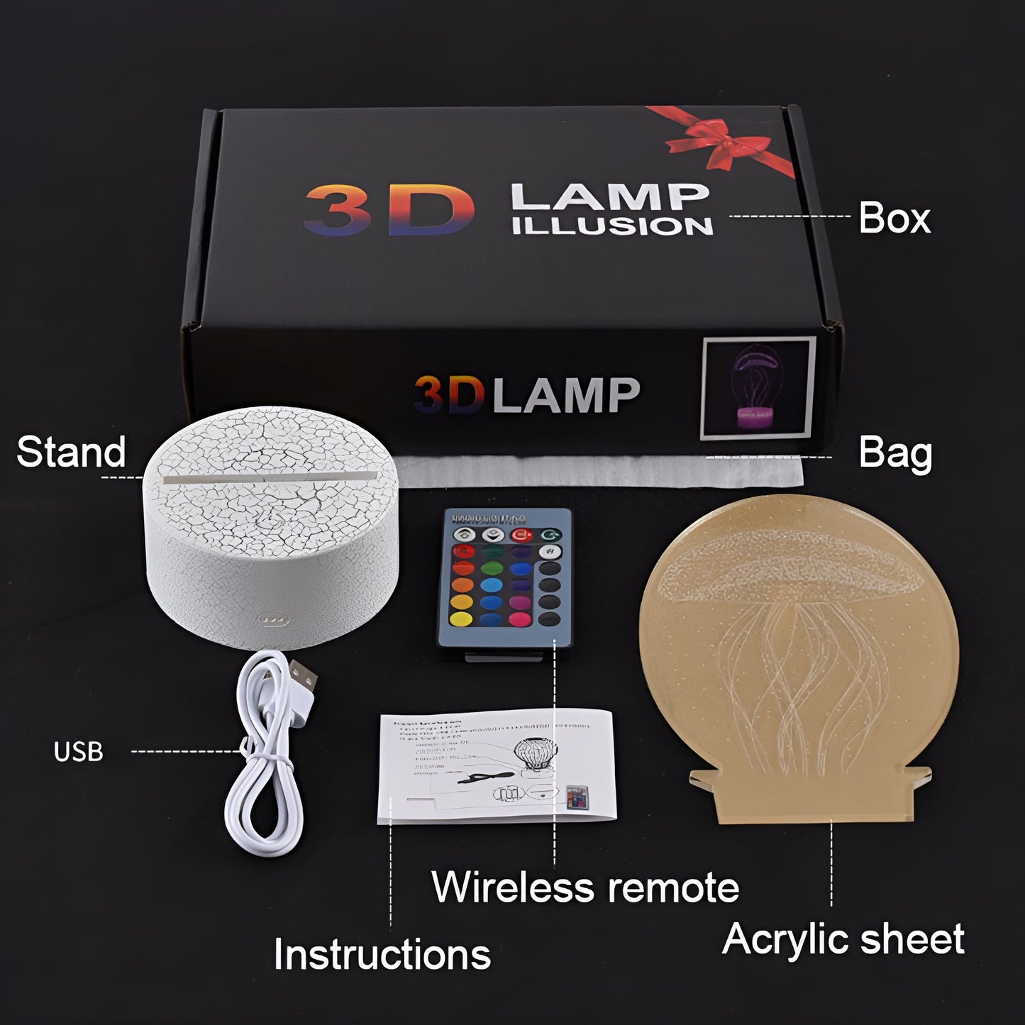 Litlamp™ - Santa Claus 3D Illusion Lamp