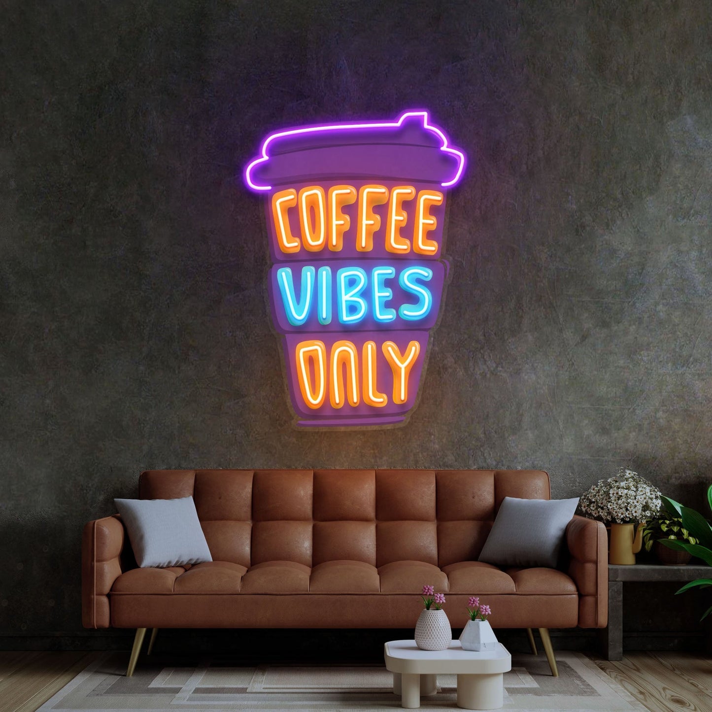 Coffee Vibes Neon Sign