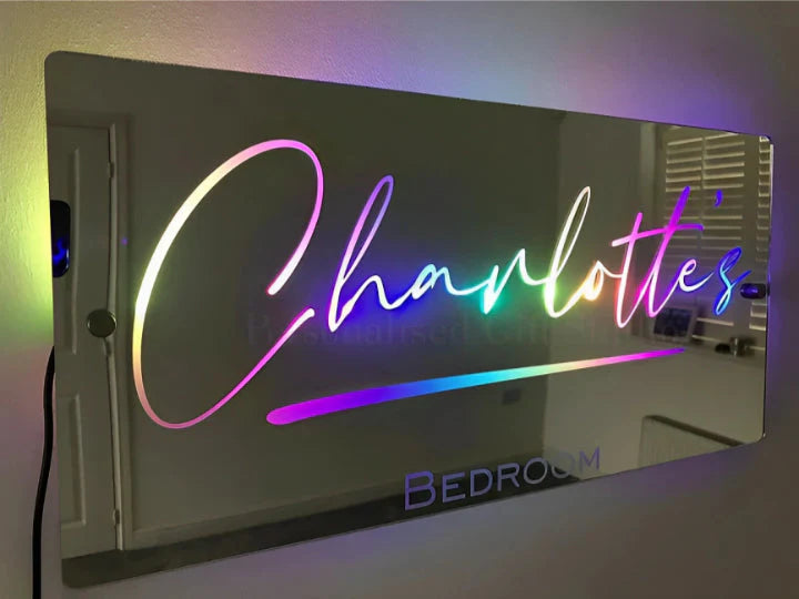 Personalized Name Mirror - Light Up Mirror