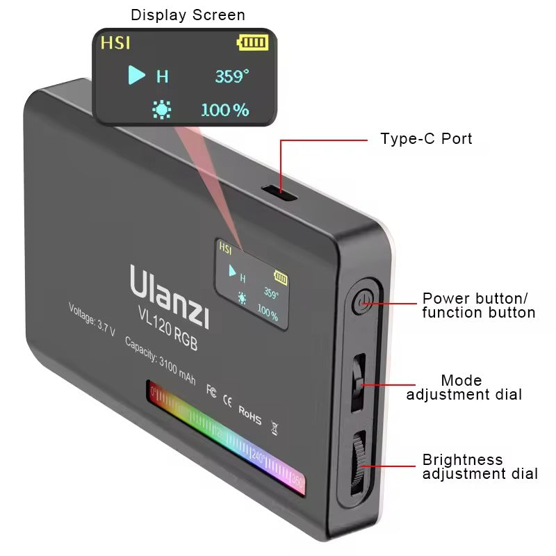 RGB LED Video Light