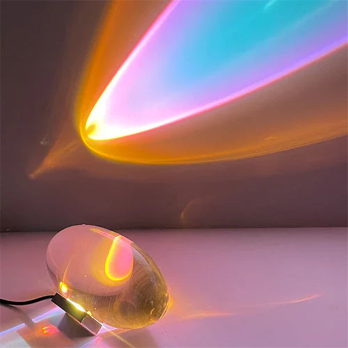 Led Crystal Eye Table Lamp