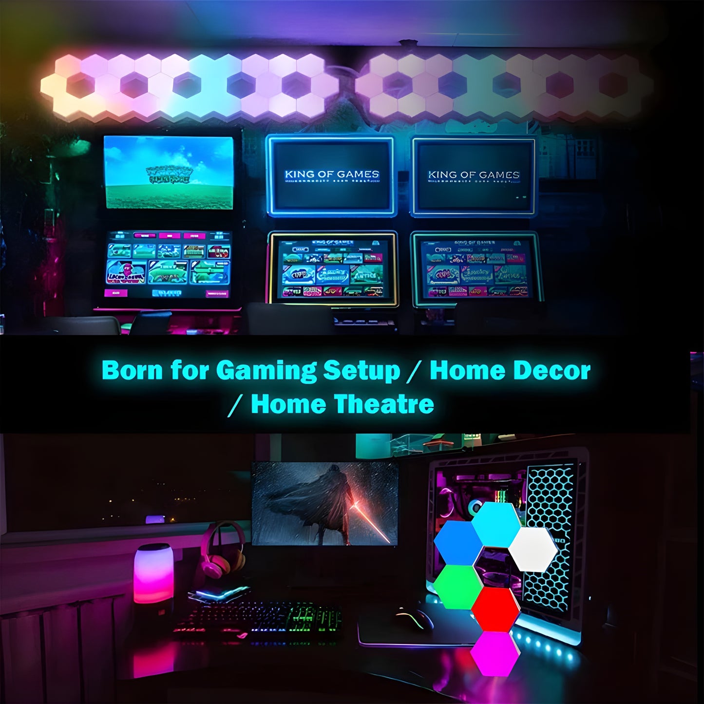 LITLAMP™ - Smart Hexagon Quantum Wall Decoration Lamps