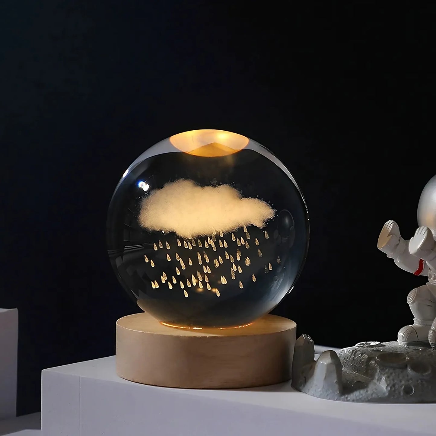 Crystal Glow Sphere