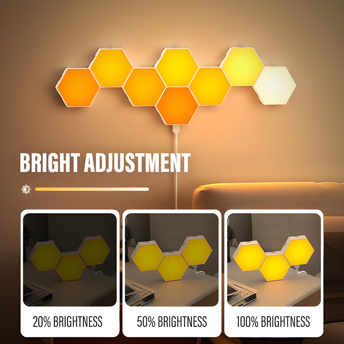 LITLAMP™ - Smart Hexagon Quantum Wall Decoration Lamps
