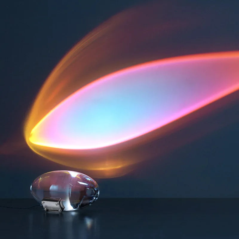 Led Crystal Eye Table Lamp