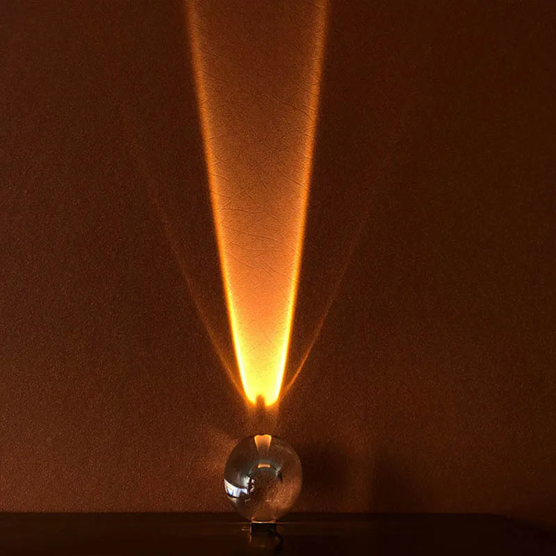 Led Crystal Eye Table Lamp