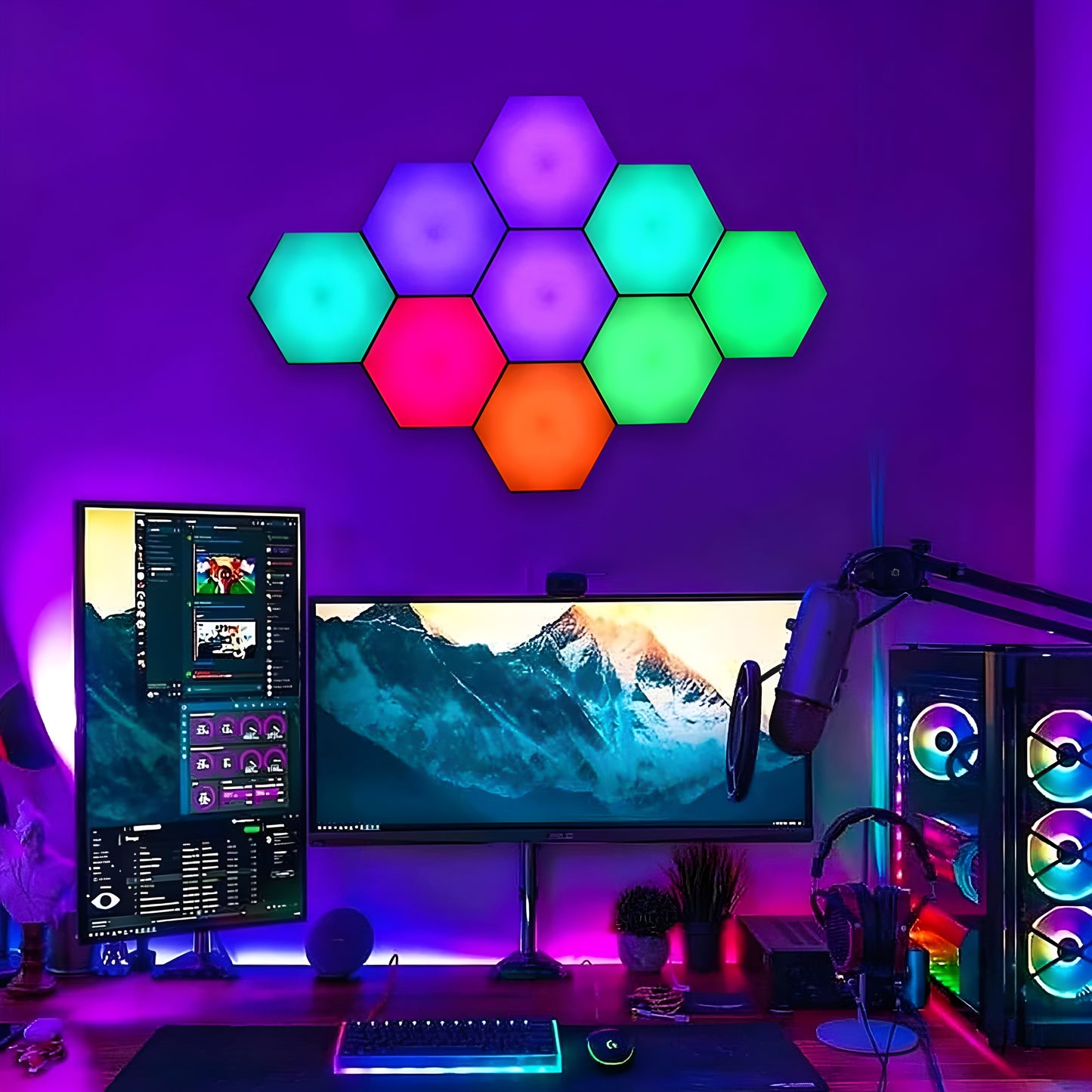 LITLAMP™ - Smart Hexagon Quantum Wall Decoration Lamps