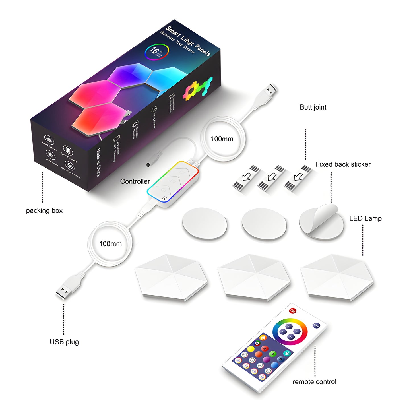 LITLAMP™ - Smart Hexagon Quantum Wall Decoration Lamps