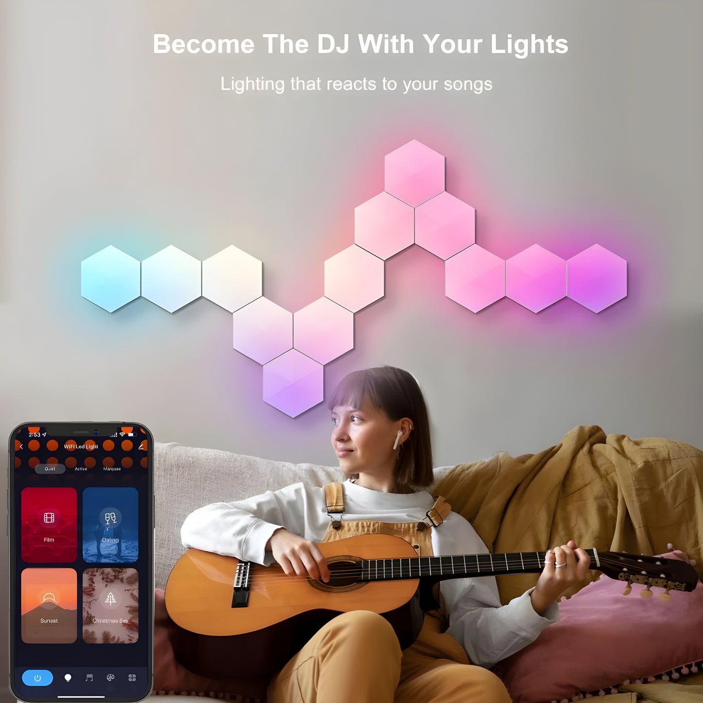 LITLAMP™ - Smart Hexagon Quantum Wall Decoration Lamps