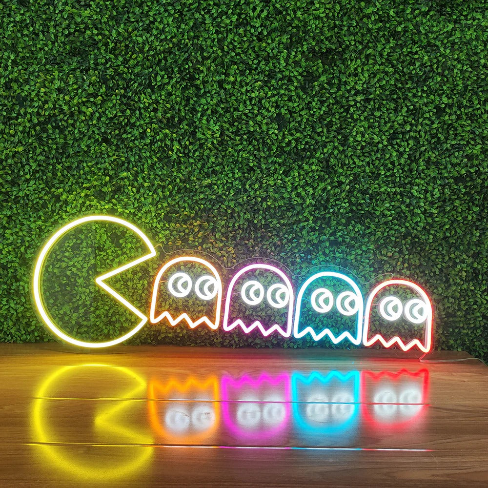 Pac Man Neon Sign