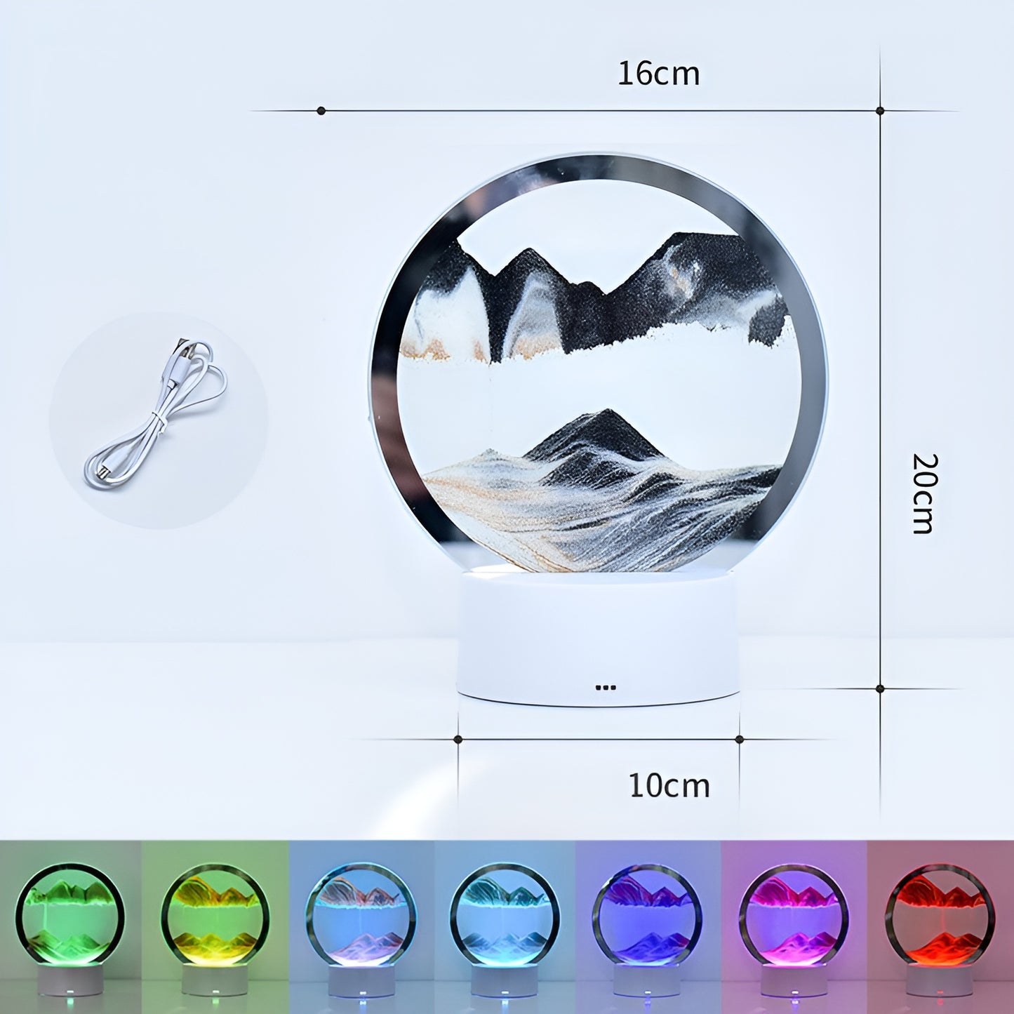 LITLAMP™ - 3D Moving Sand Table Lamp