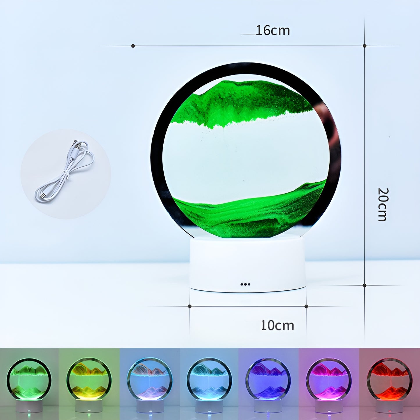 LITLAMP™ - 3D Moving Sand Table Lamp