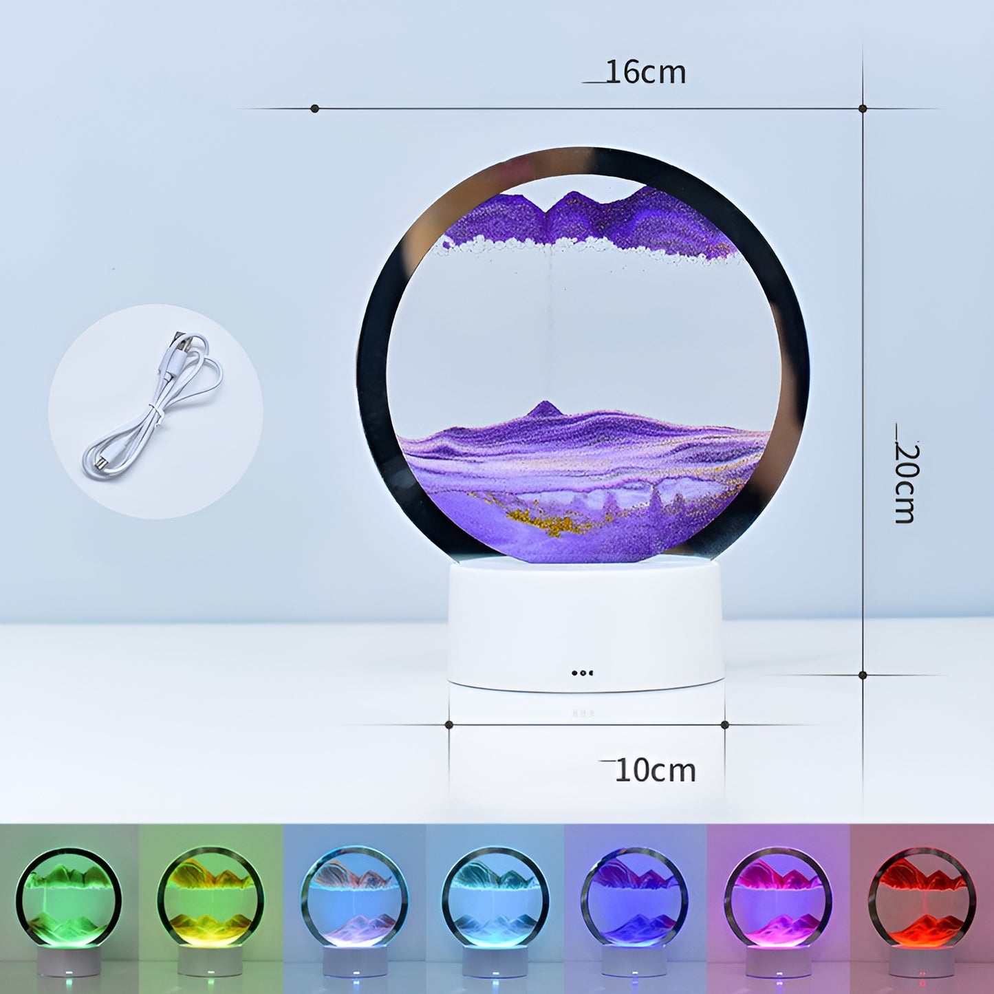 LITLAMP™ - 3D Moving Sand Table Lamp