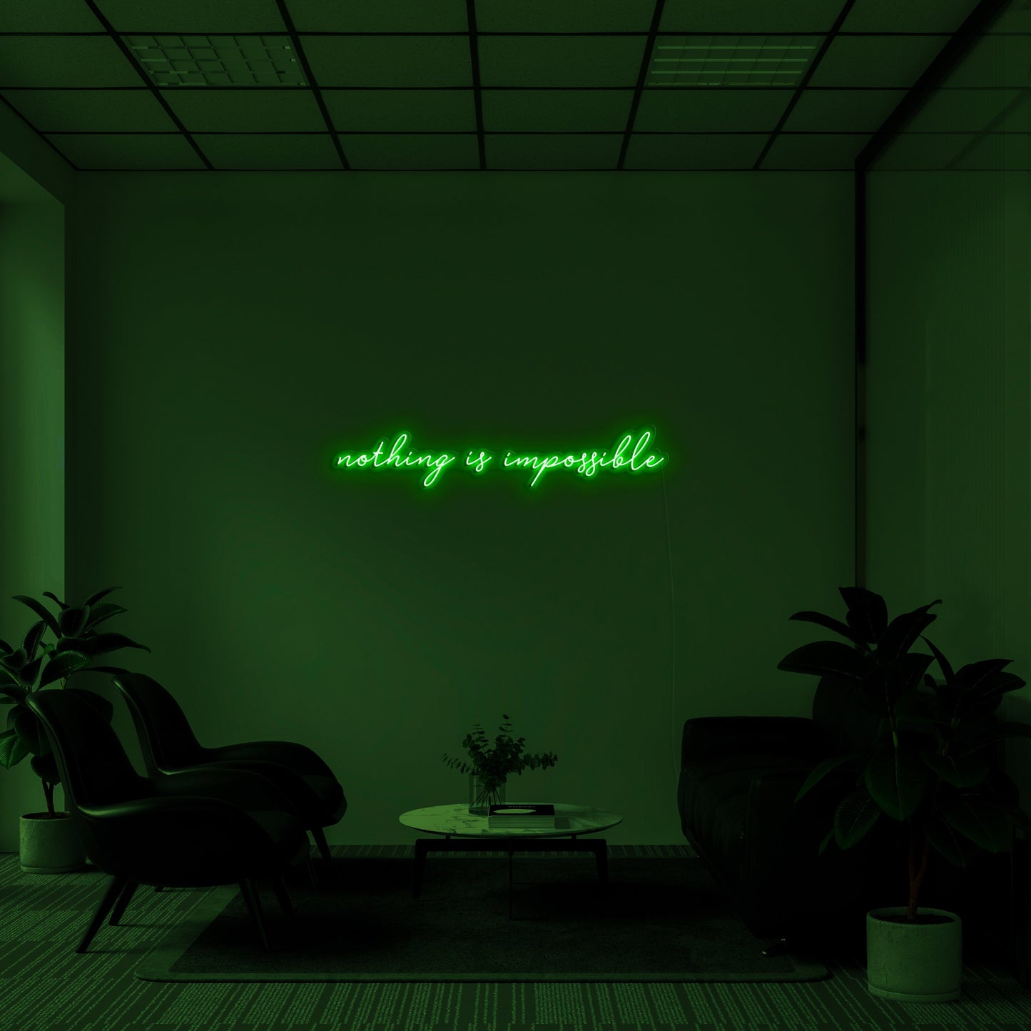 Nothing Is Impossible Neon Sign