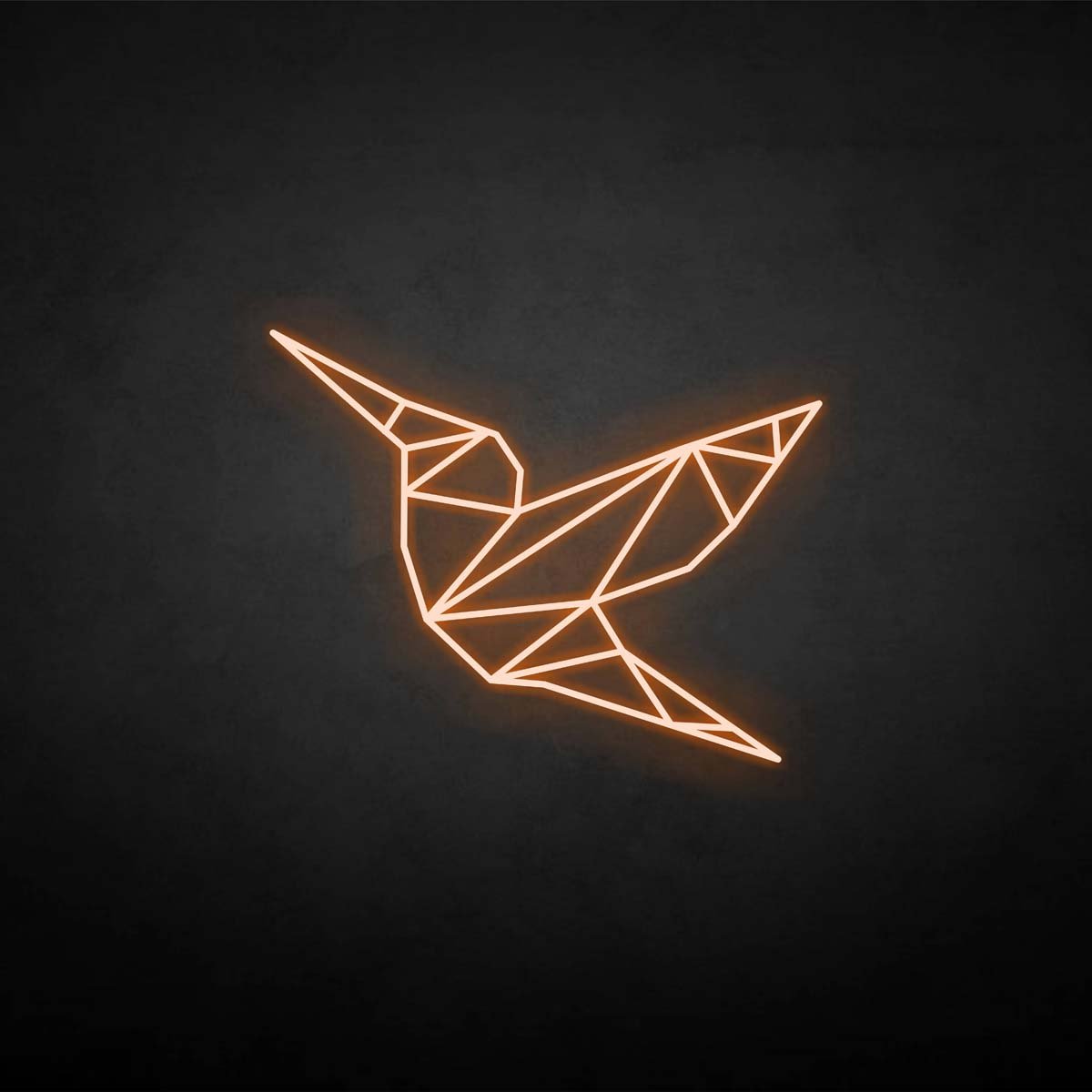 'Humming bird' neon sign