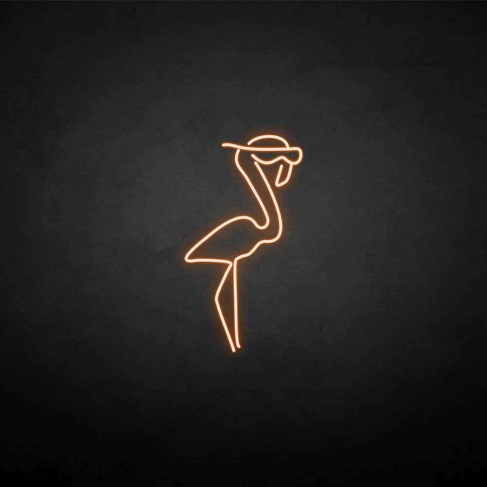 'flamingo' neon sign