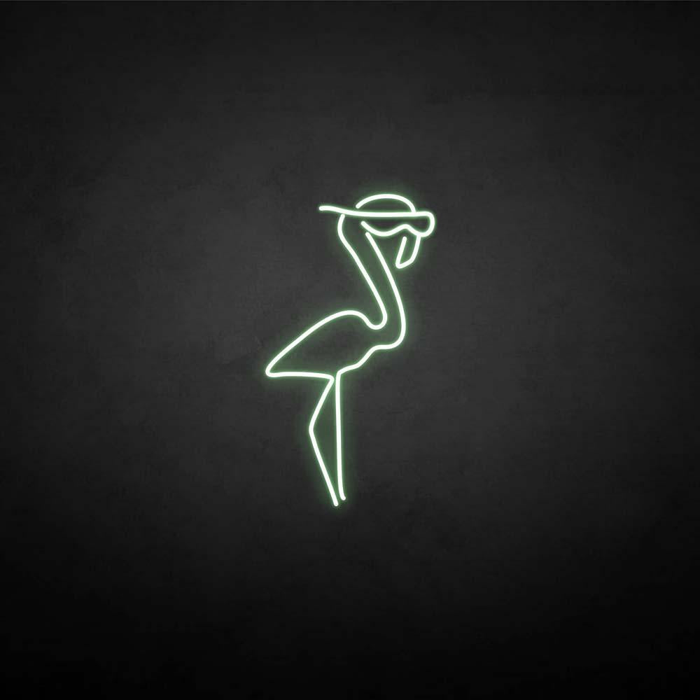 'flamingo' neon sign