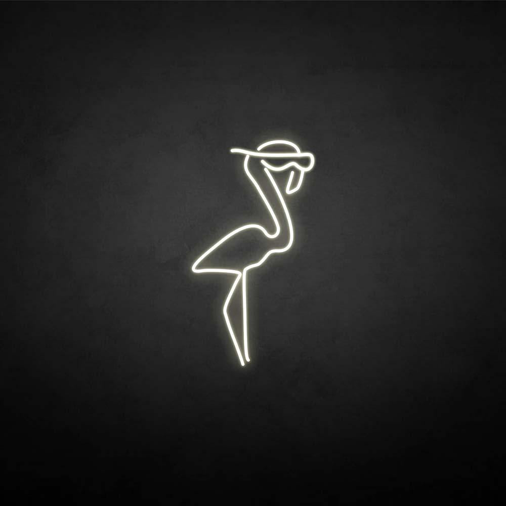 'flamingo' neon sign