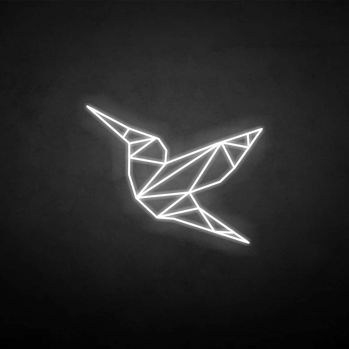 'Humming bird' neon sign