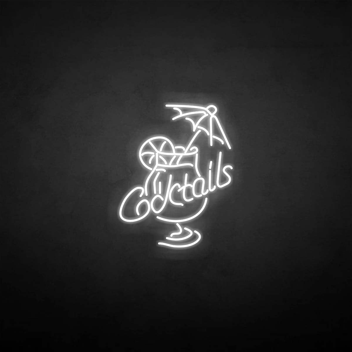 'cocktail' neon sign