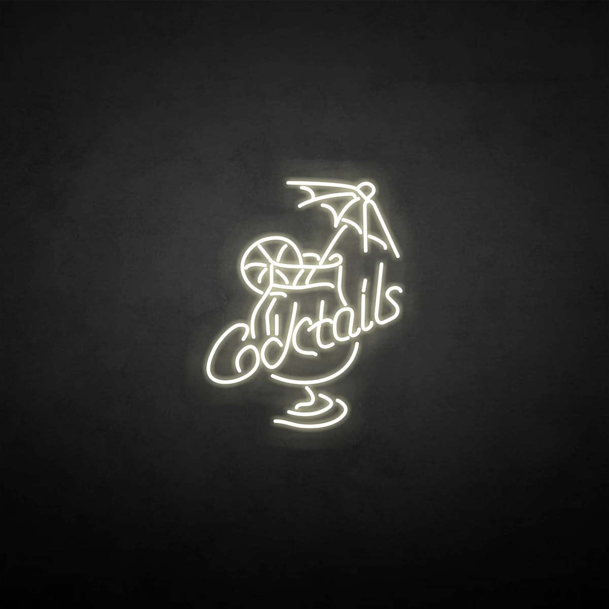 'cocktail' neon sign