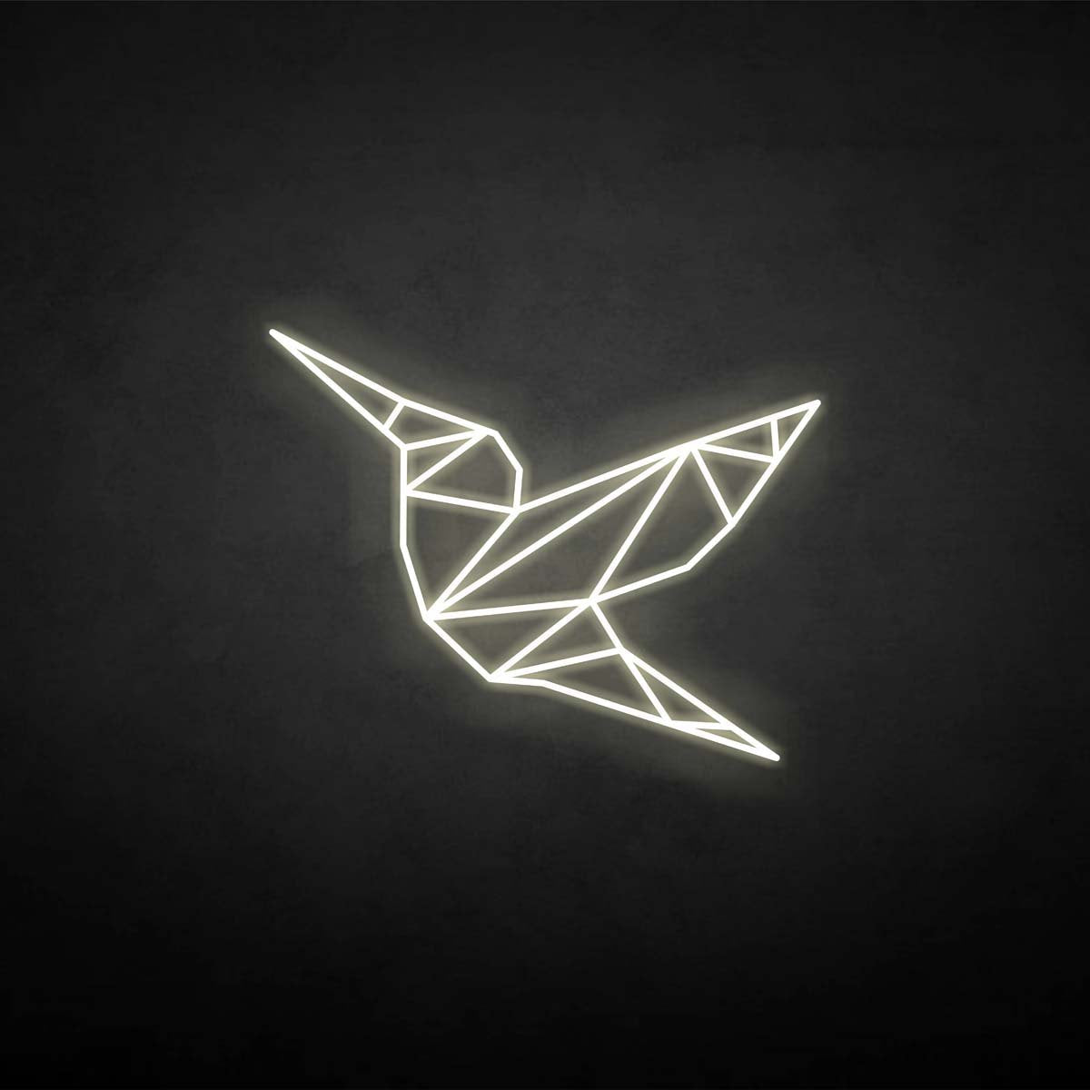'Humming bird' neon sign