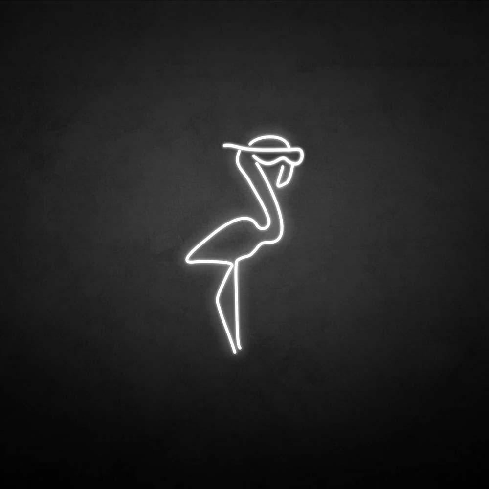 'flamingo' neon sign