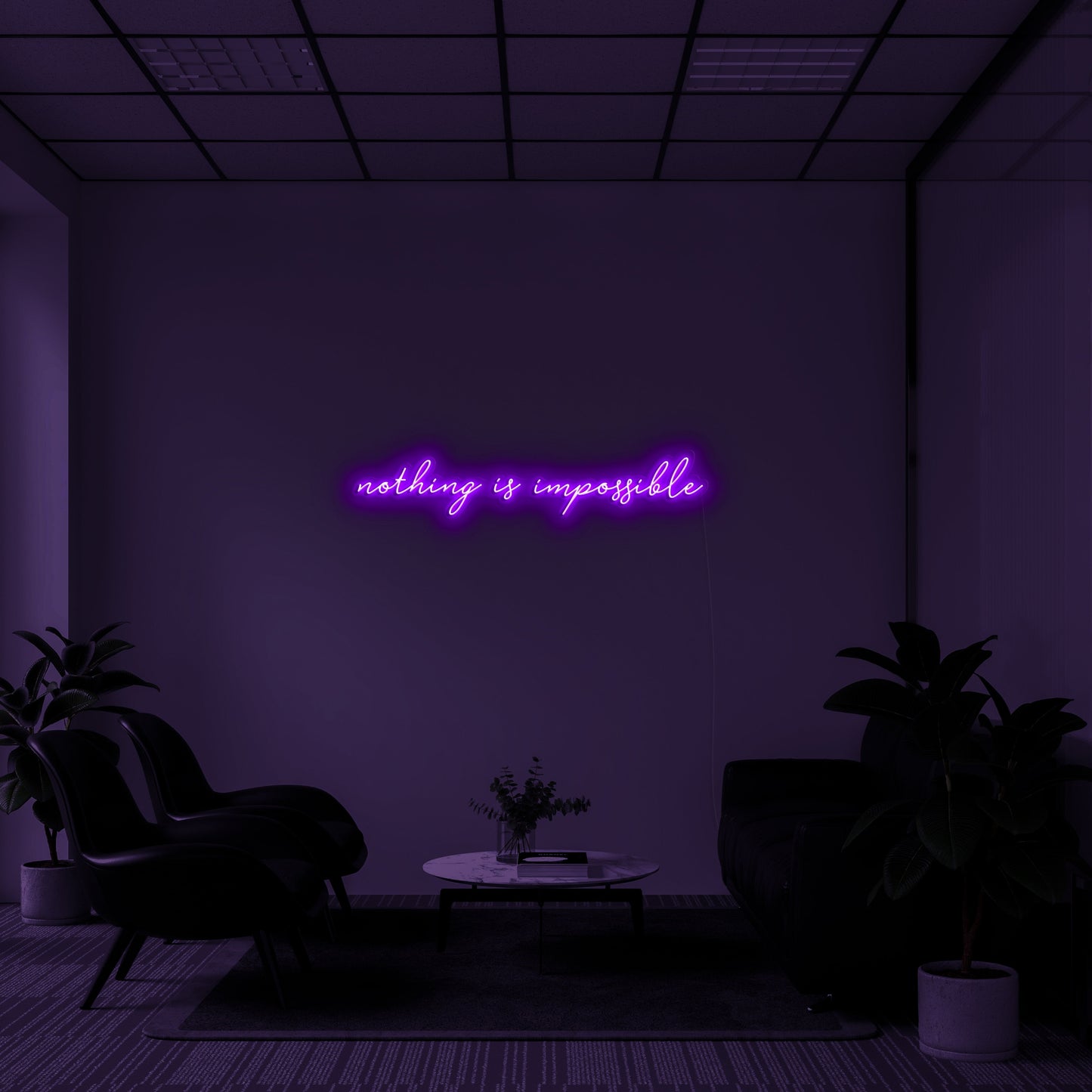 Nothing Is Impossible Neon Sign