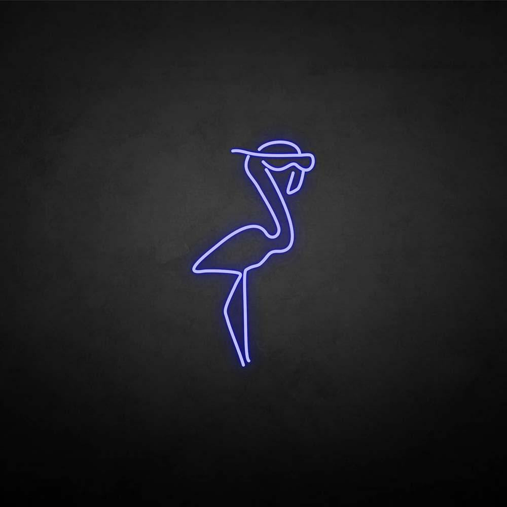 'flamingo' neon sign