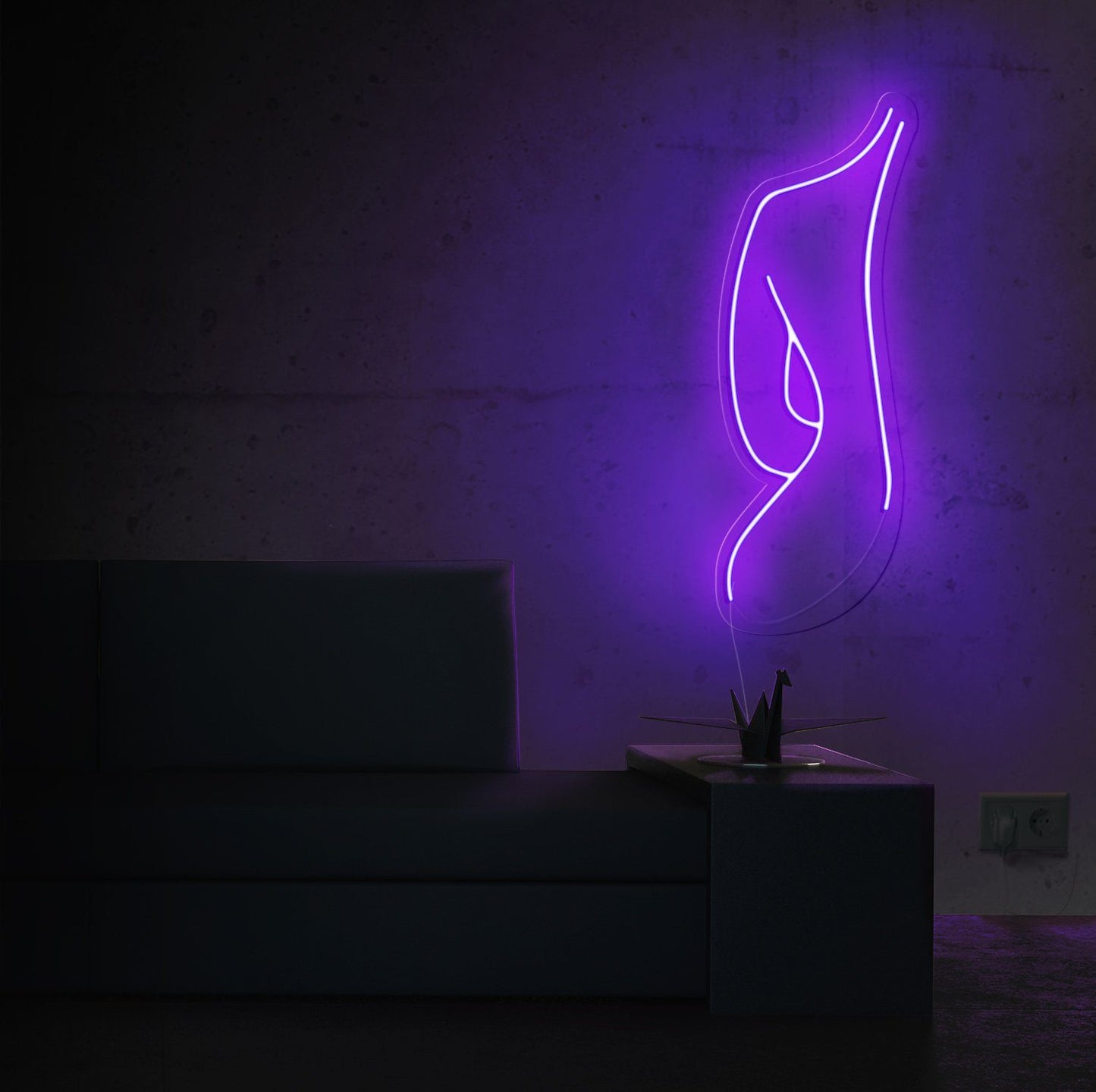 Female Silhouette Neon Sign