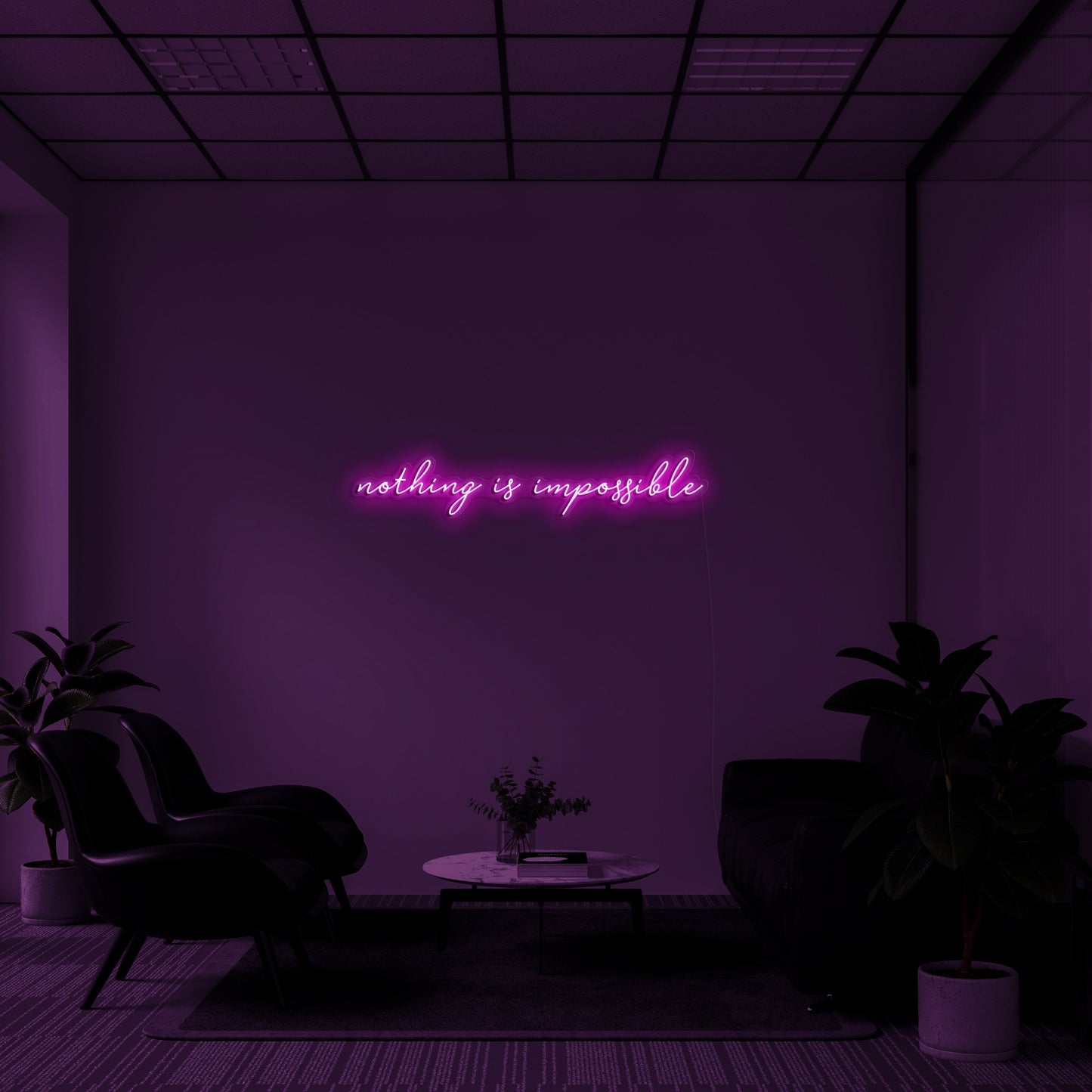 Nothing Is Impossible Neon Sign