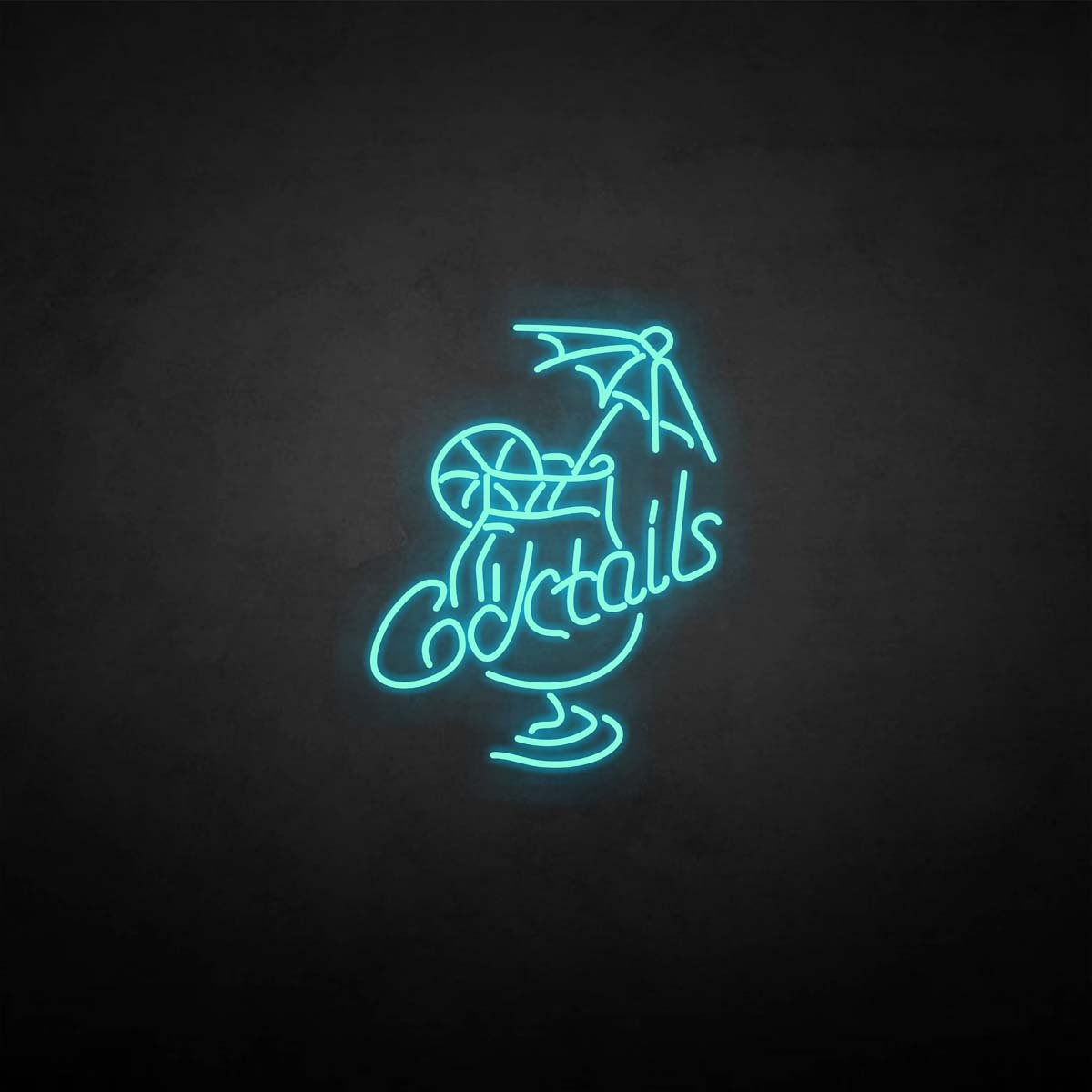 'cocktail' neon sign