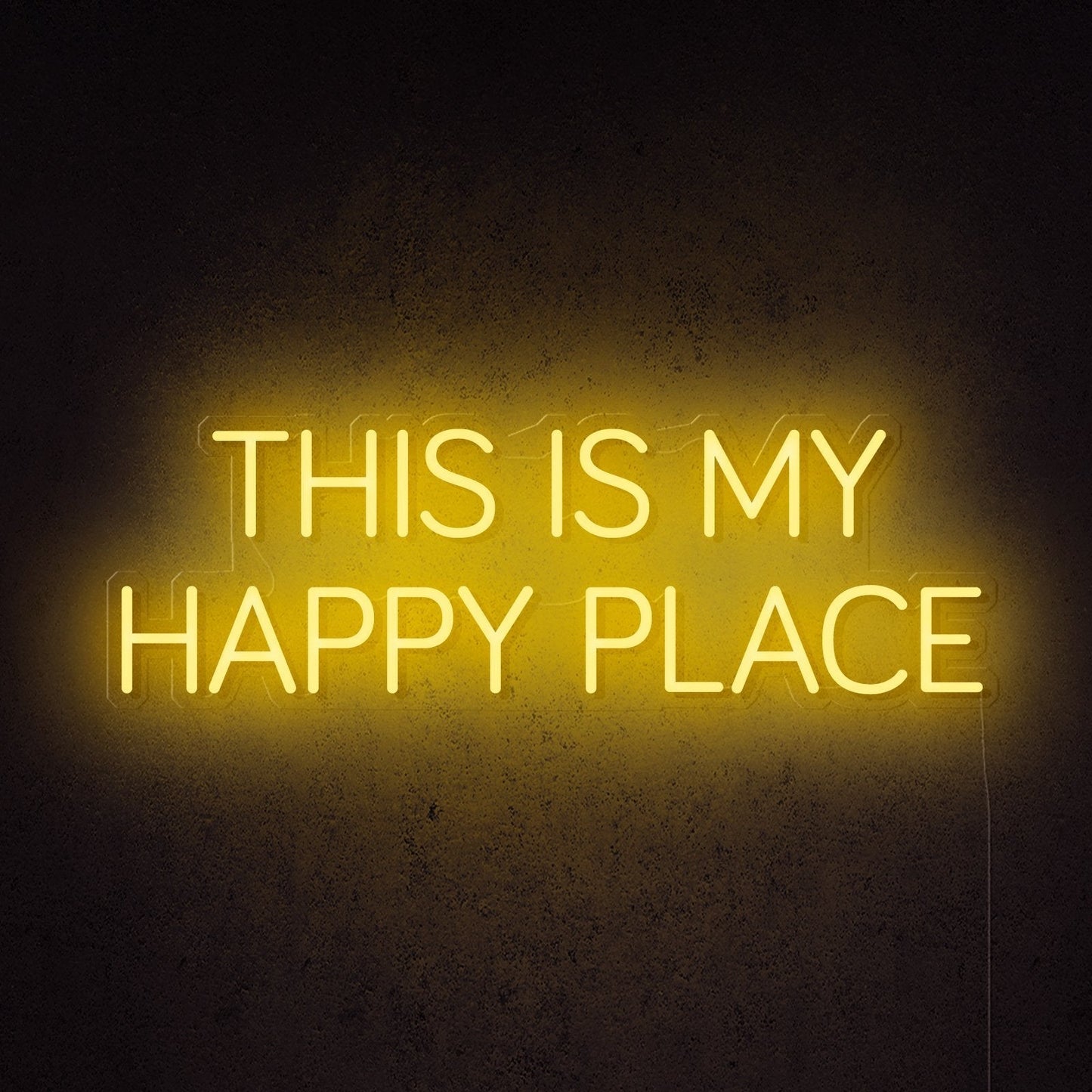 This Is My Happy Place Neon Sign