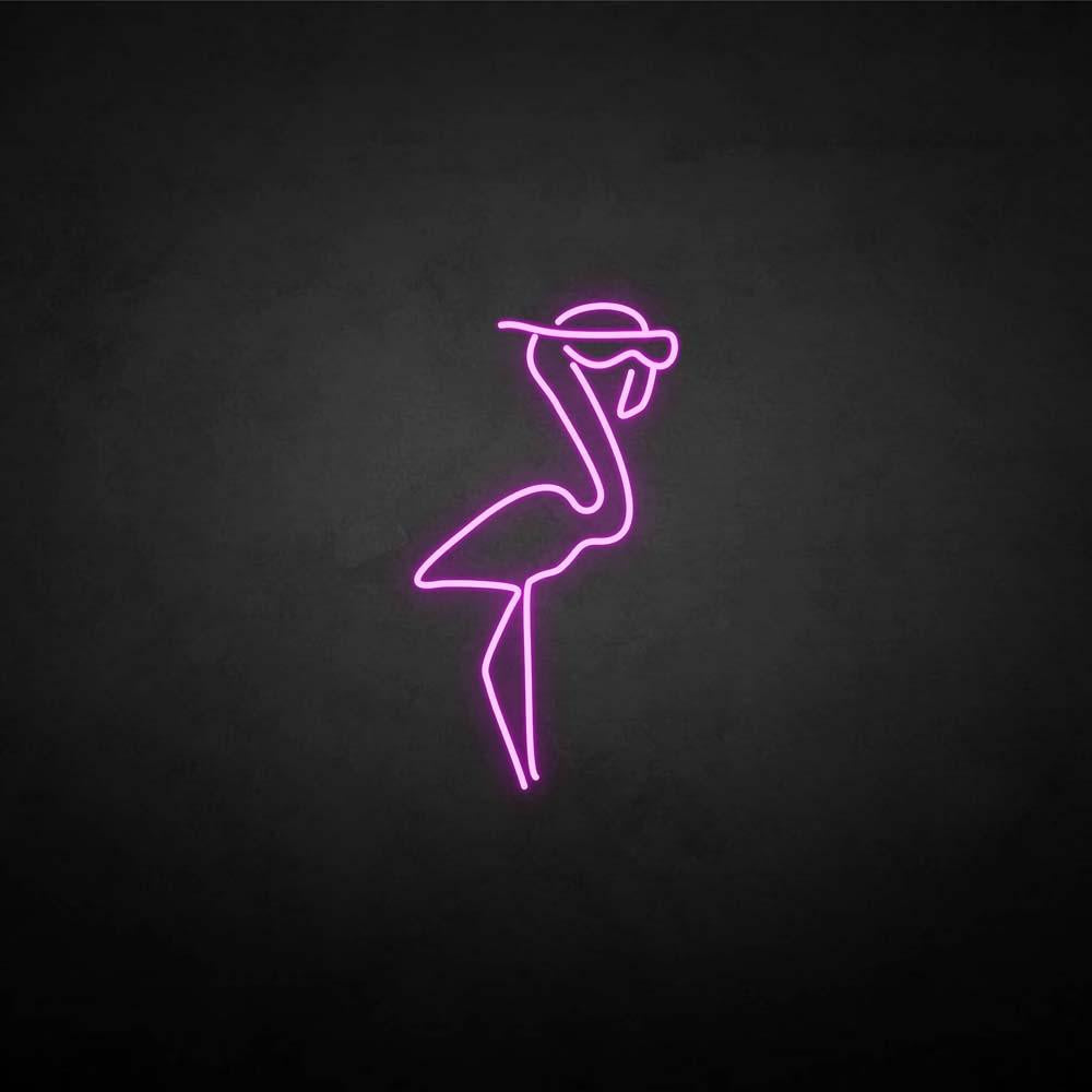 'flamingo' neon sign