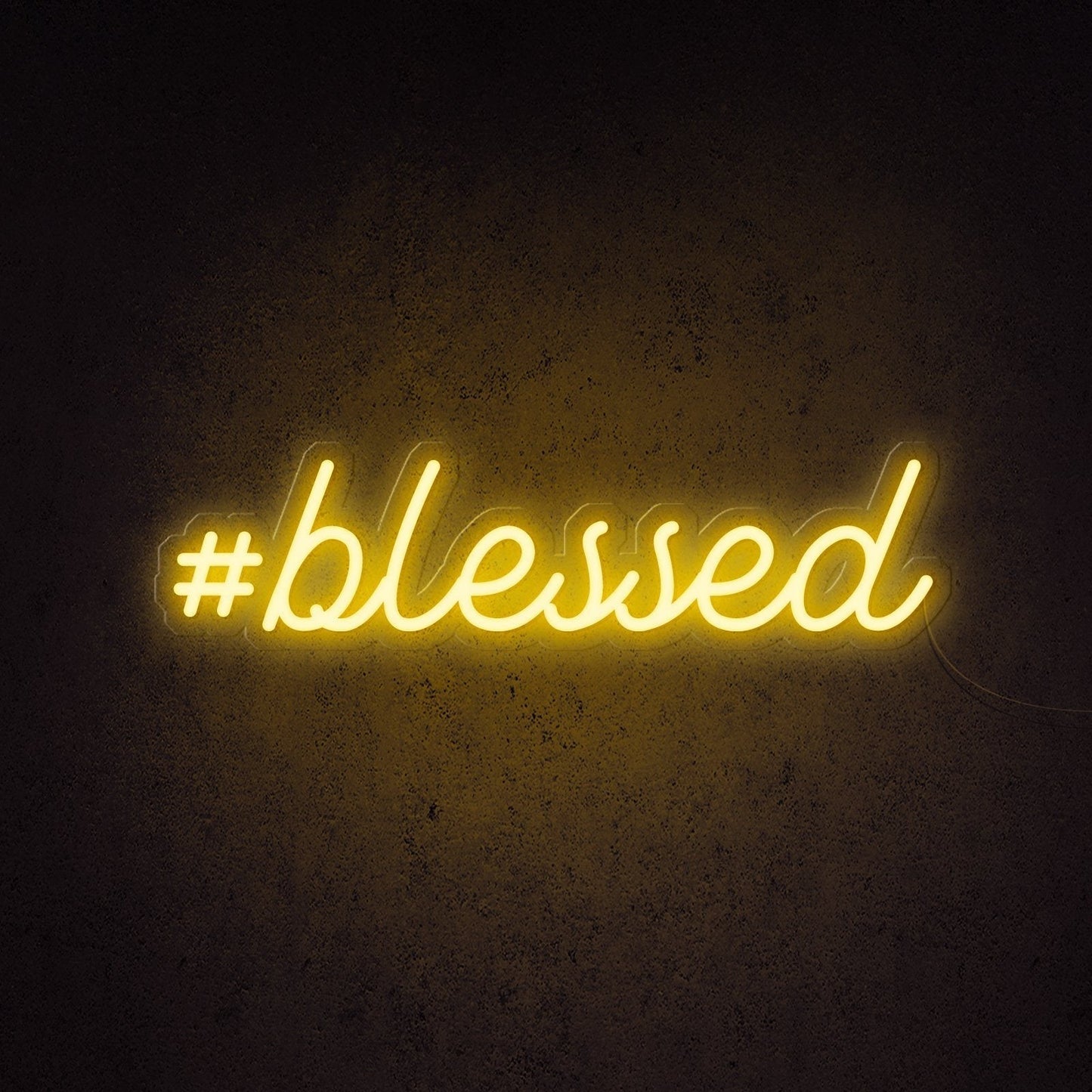 #Blessed Neon Sign