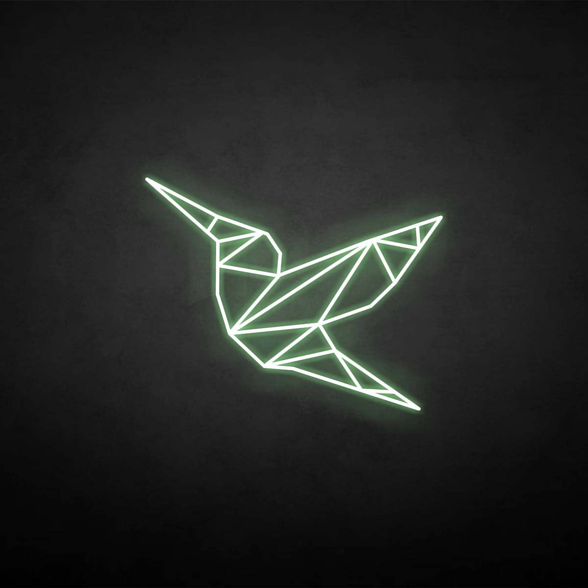 'Humming bird' neon sign