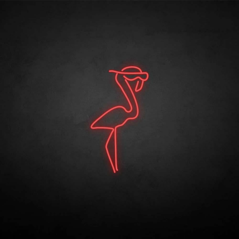 'flamingo' neon sign