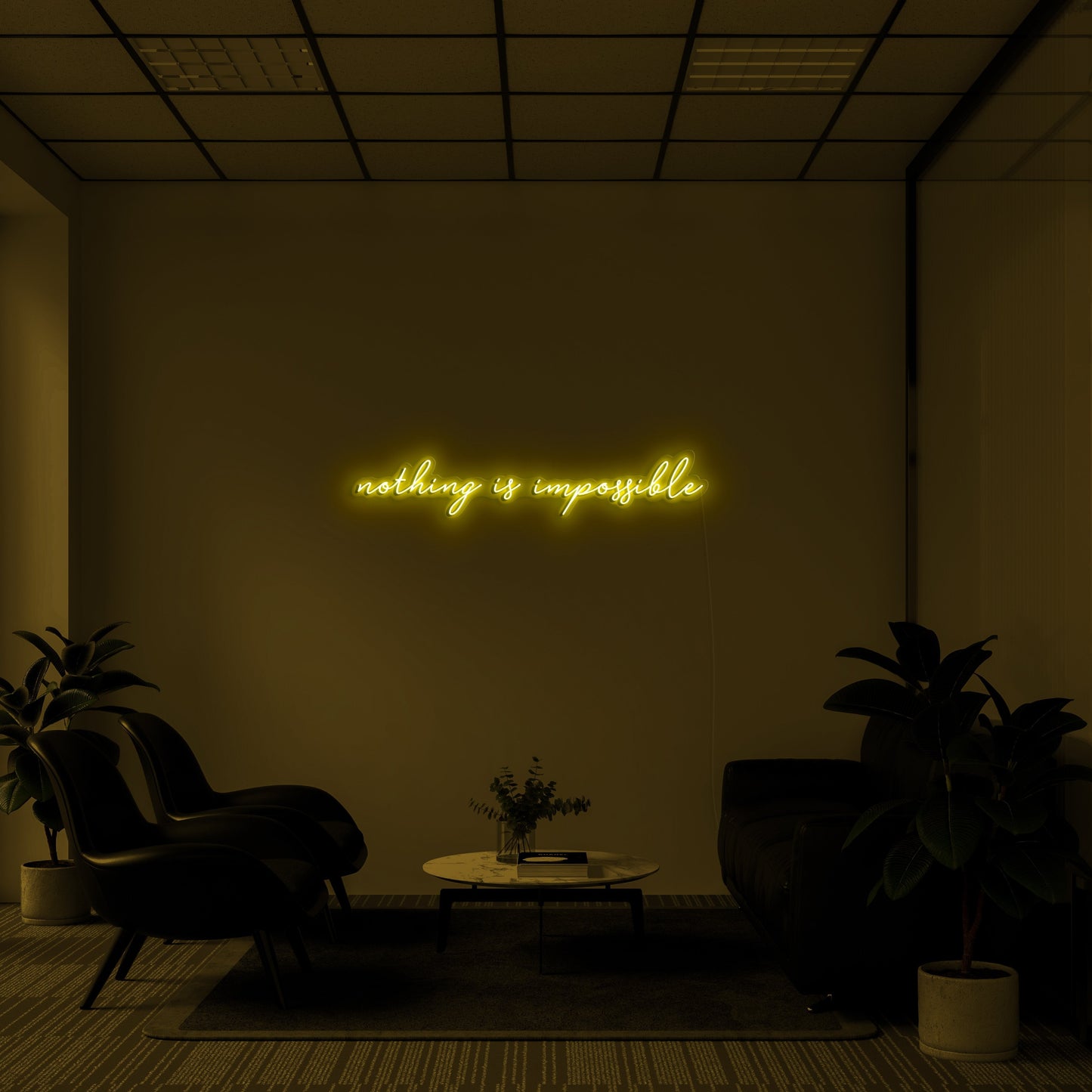 Nothing Is Impossible Neon Sign