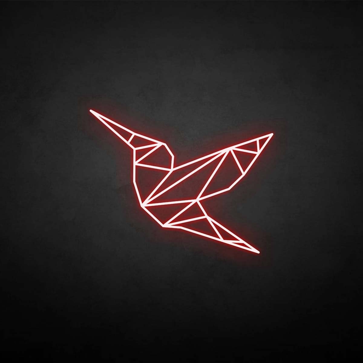 'Humming bird' neon sign