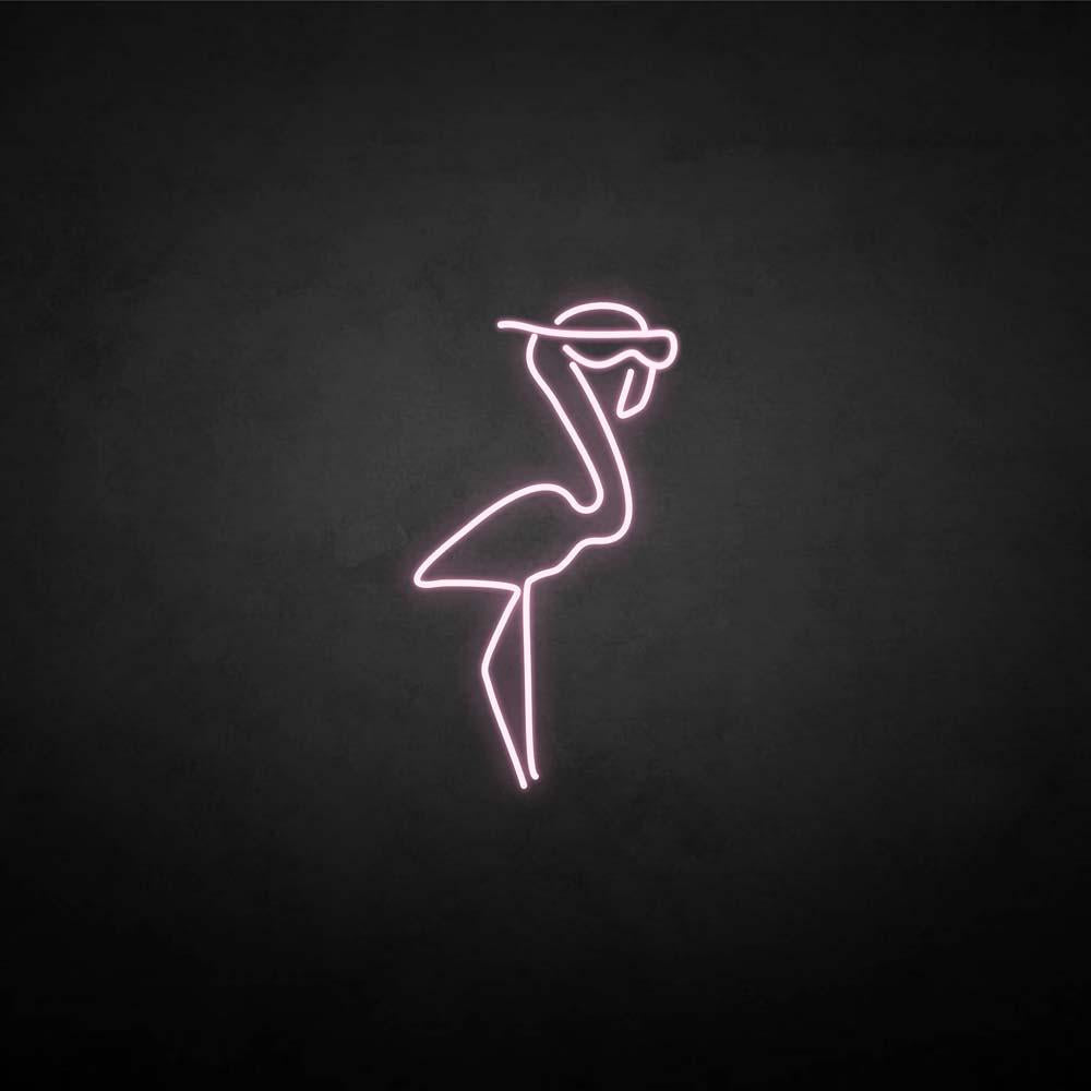 'flamingo' neon sign