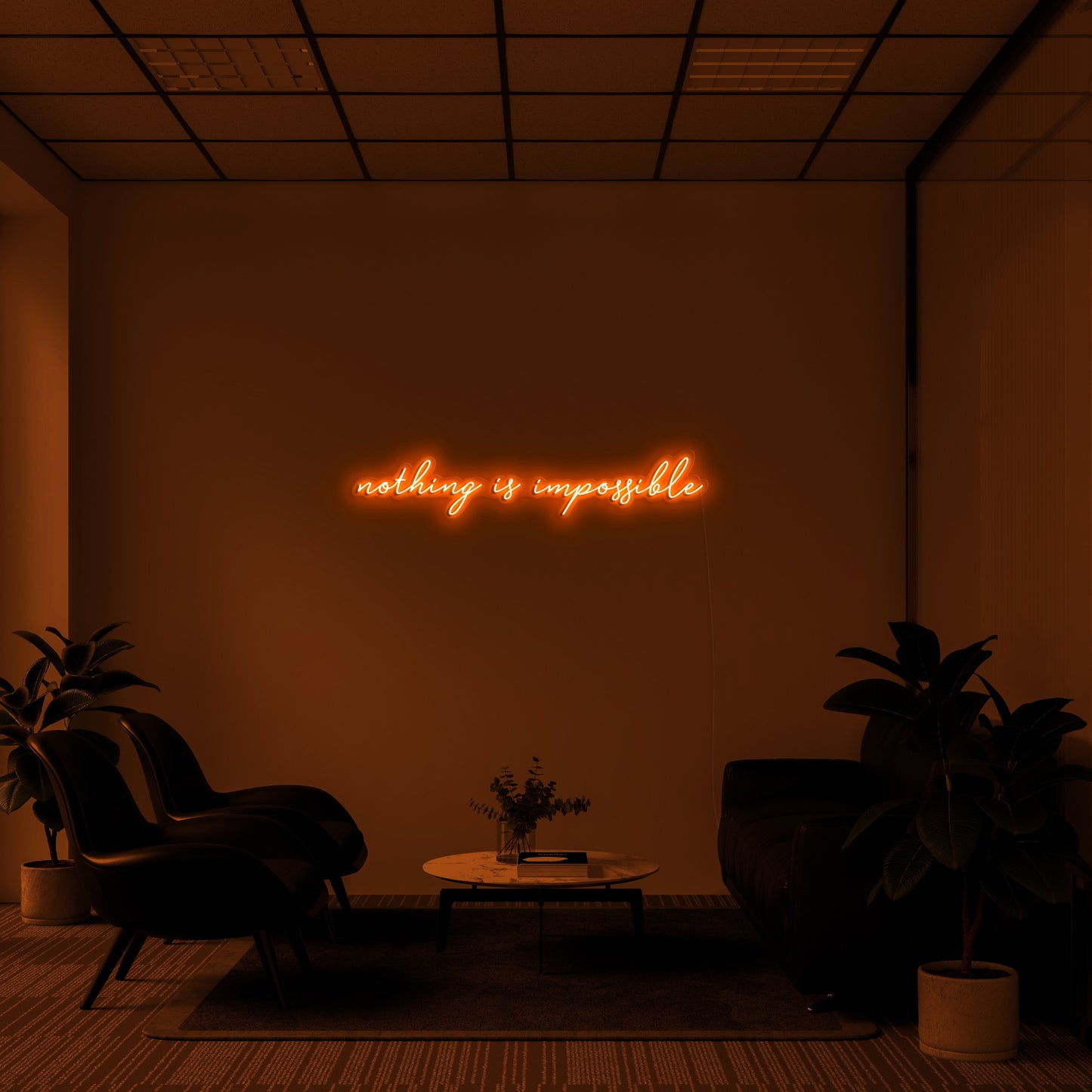Nothing Is Impossible Neon Sign