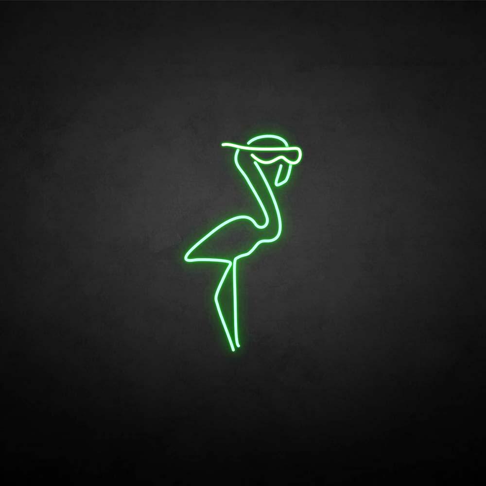'flamingo' neon sign