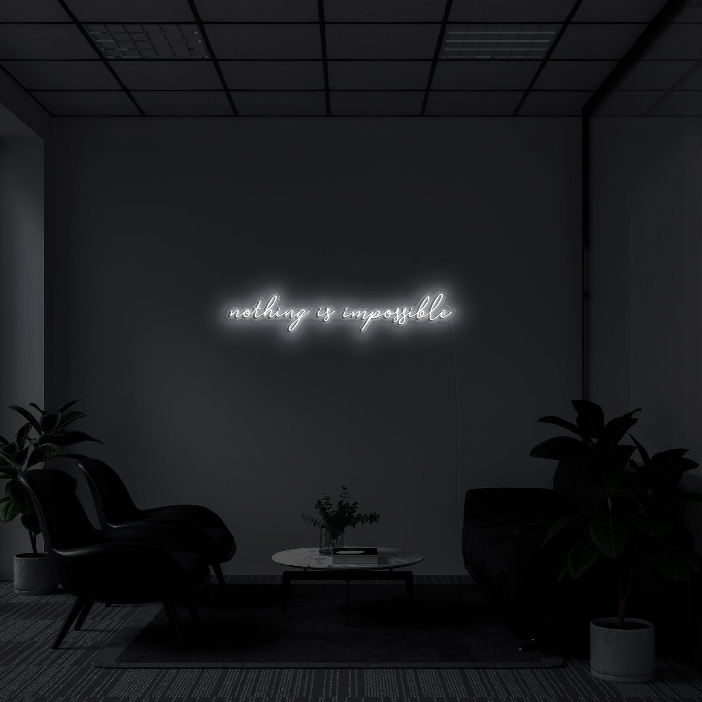 Nothing Is Impossible Neon Sign