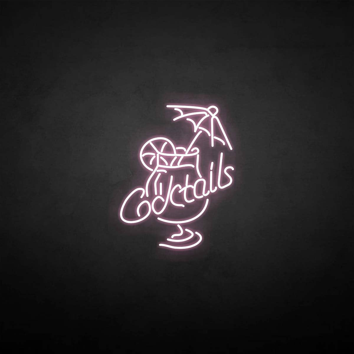 'cocktail' neon sign