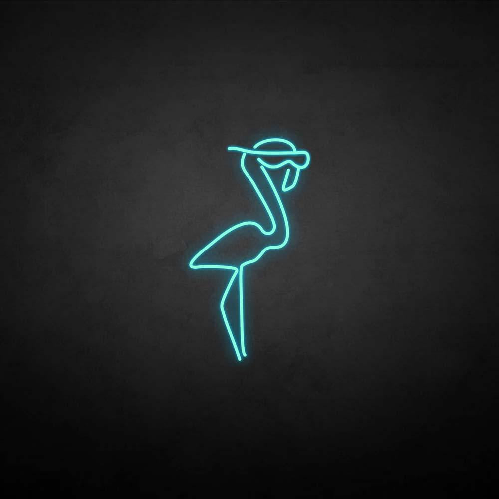 'flamingo' neon sign