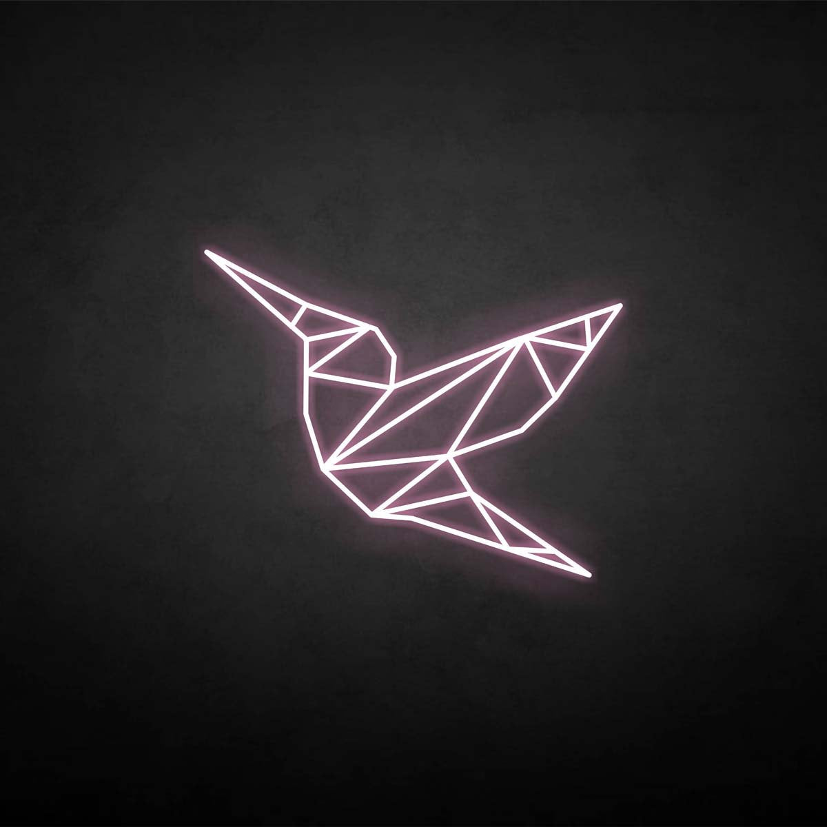'Humming bird' neon sign