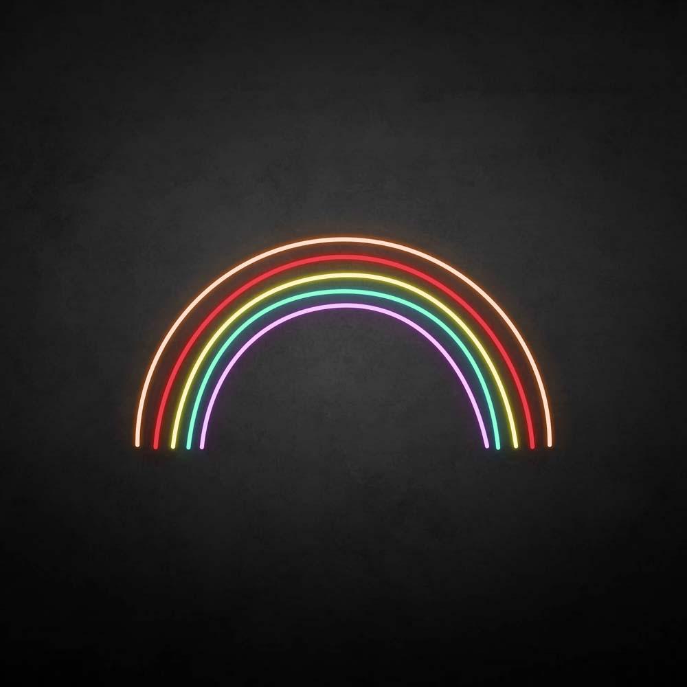 'Rainbow' neon sign